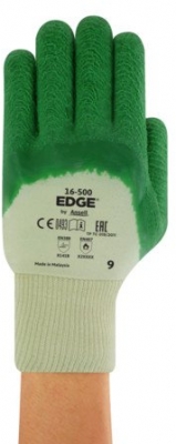 Manusi Edge-16500 Ansell, cauciuc natural pe o captuseala din tricot